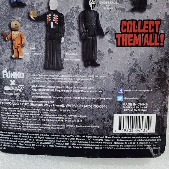 FUNKO REACTION action figure TRICK 'R TREAT Cult Horror Halloween Movie SAM - Picture 7 of 7